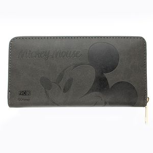 Carteira 19,5X9,5Cm C/Relevo Mickey Mouse Rosto