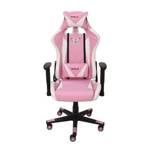 Cadeira Gamer Pro Eaglex Rosa E Branco
